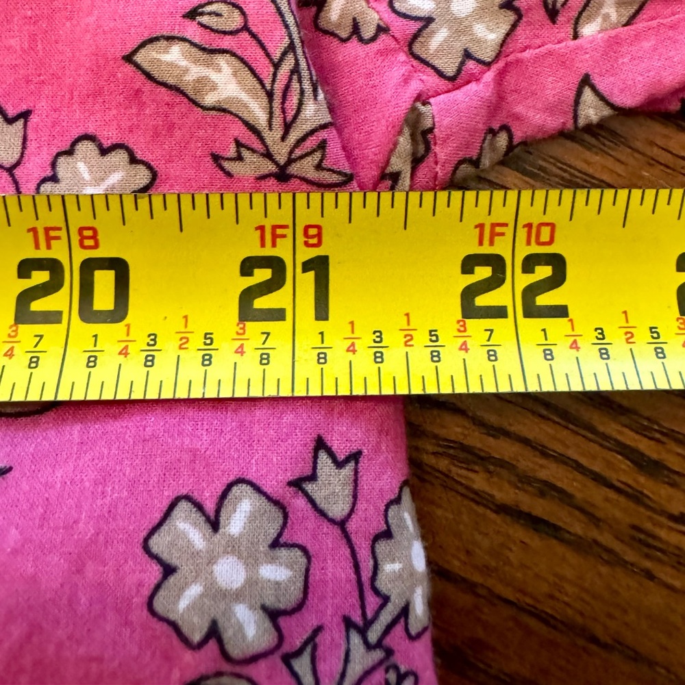 Olivia James The Label Emory Top Blouse botanical plum Floral XS Pink cottage - Picture 12 of 14